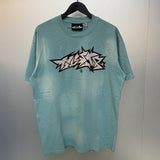 Hellstar T Shirt Vintage Old Loose Casual Short Sleeve T-Shirt