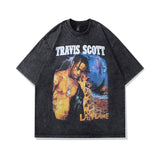 Men T-Shirt Rodman Print Distressed