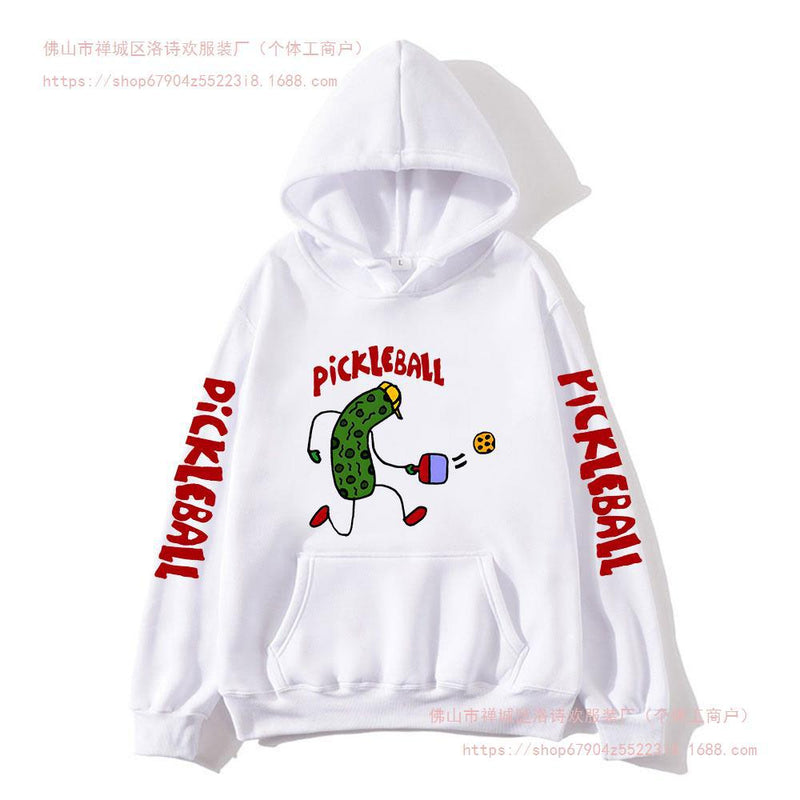Pickle Playing Hoodies Boys Funny Pickleball Sweatshirts Kaw