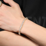 Bracelet Full Diamond Spring Button Horse Eye Bracelet Hip Hop Micro Zircon Spectrum St. Valentine's