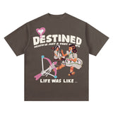 Unisex T Shirt Printed Short Sleeve Loose