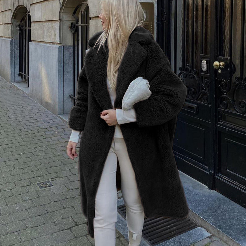 Women Fur Jacket Fashion Plush Coat