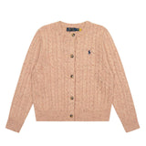 Ralph Lauren Knitted sweaters RL pips yarn knitted twist sweater cardigan