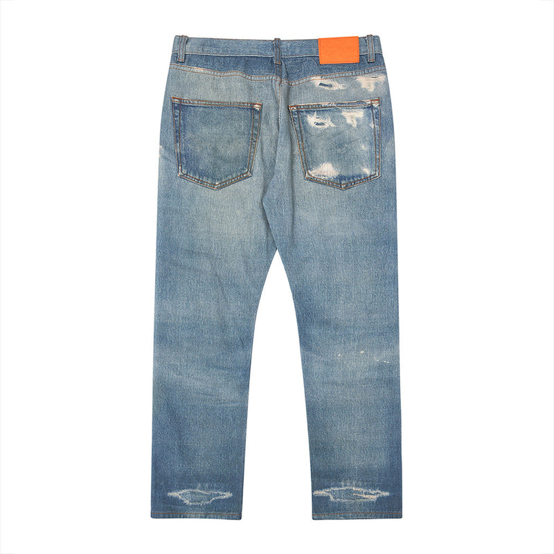 Men Jeans Fashion Loose Denim Trousers