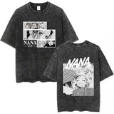 Japanese Manga Black Stones Nana Osaki Vintage Washed Tee