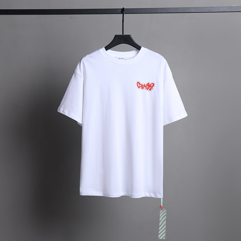 Ow T Shirts Watercolor Oil Painting Letter Graffiti Arrow