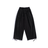 Cargo Pants Japanese-Style Retro Solid Color Draping Effect