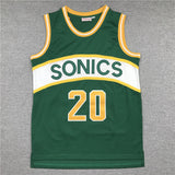 Vintage Seattle T Shirts Seattle Sonics Vintage Embroidered Basketball