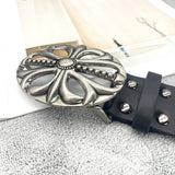 Chh Chrome Heart Belt Vintage Cowboy Punk Skull