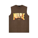Purple Brand Tank T Shirts Sleeveless T-shirt Vest
