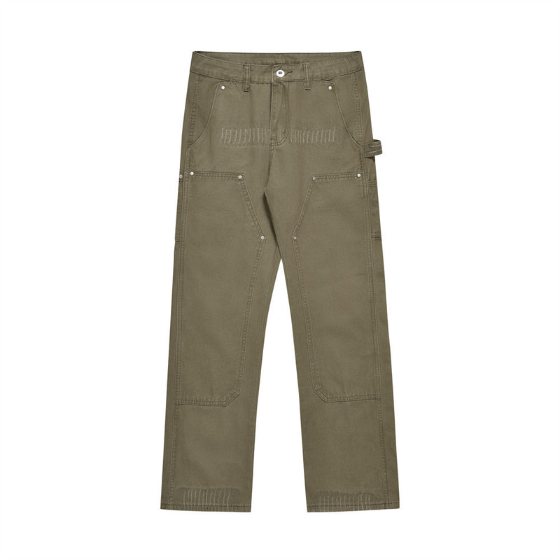Men Jeans Worn Loose Casual Slim Fit
