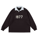 Fear of God Essentials 1977 Knit Polo Long Sleeve Fog Sweater for Men and Women