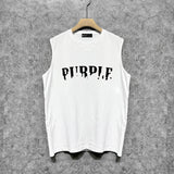Purple Brand Tank T Shirts Sleeveless T-shirt Vest