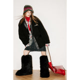 Unisex Coat Warm-Keeping Cotton Clothing Men and Women