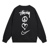 Stussy Sweatshirts Crew Neck Fleece Sweater