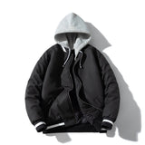 Men's Vintage Jackets Motorcycle Jacket Men's Autumn and Winter Cotton Jacket