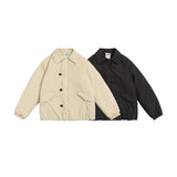 Unisex Coat Vintage Winter Loose Lapels Cotton Coat