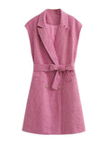 Women Vest Temperament Suit Waistcoat Dress
