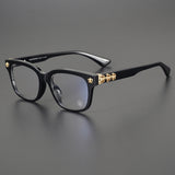 CHH Chrome Hearts Glasses Frame Large Frame Myopia Glasses Optical Anti-Blue Light