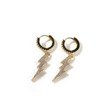 Earrings Rhinestone 'Lightning' Earrings lightning Spectrum