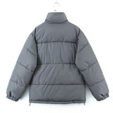 Women Cotton Coat Winter Warm Lightweight Zipper