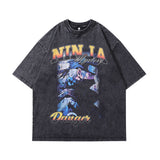 Men T-Shirt Distressed Retro Lazy Style Distressed