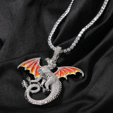 Jewelry Hip Hop Domineering Dragon Pendant Necklace ins Animal Far East Spectrum