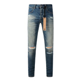 KSUBI Jeans Slim Fit Casual Ripped Jeans