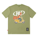 Men T-Shirt Fun Chinese Printed All-Matching