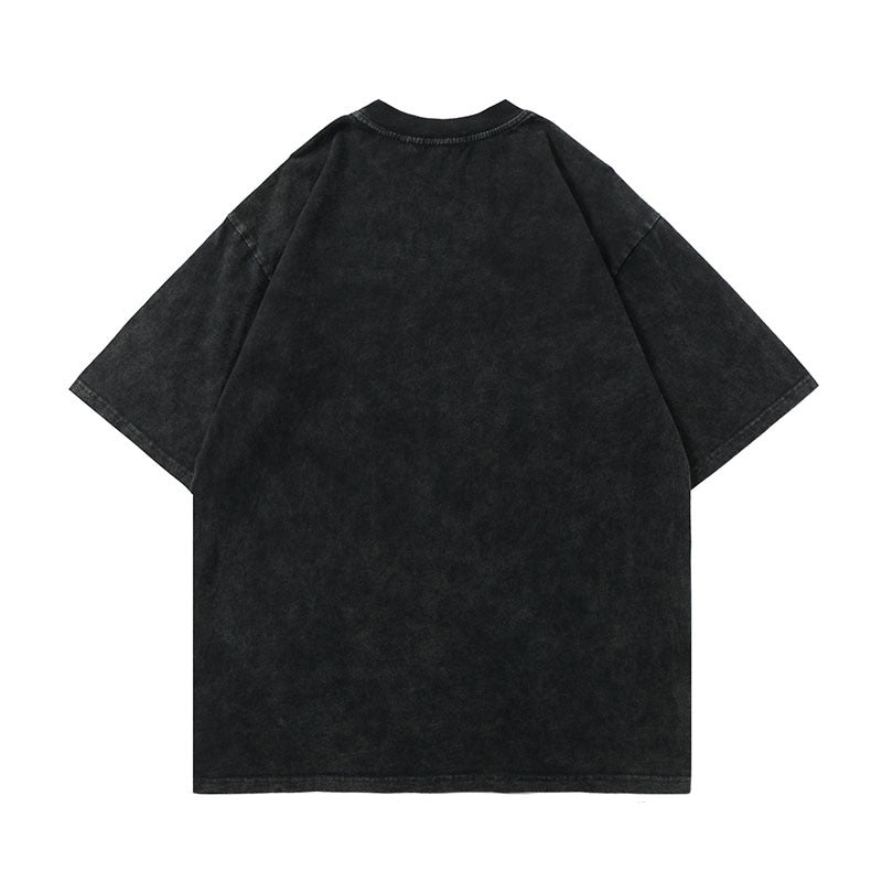 Men T-Shirt Printed Short-Sleeved T-shirt