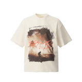 Unisex T-Shirts Travis Scott Album Portrait Cover Casual Loose T-Shirt