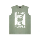 Purple Brand Tank T Shirts Sleeveless T-shirt Vest
