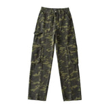 Women Jeans Autumn Multi-Pocket Cool Handsome Camouflage