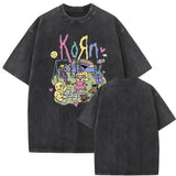 Washed Vintage Rock Band Korn Falling Away From Me