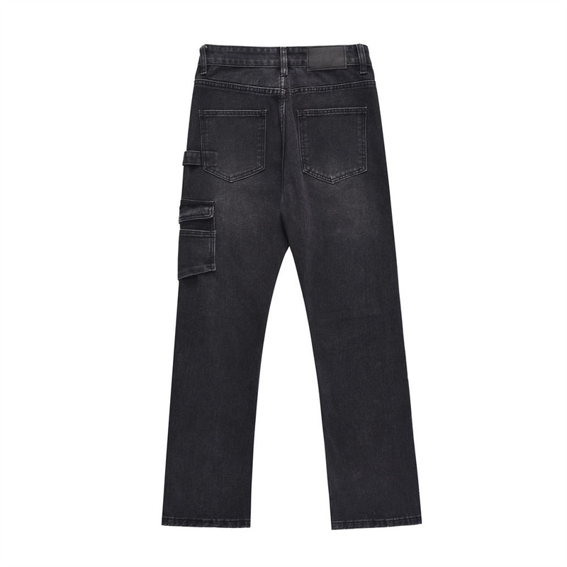 Men Jeans Personality Stitching Tooling