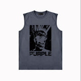 Purple Brand Tank T Shirts Sleeveless T-shirt Vest