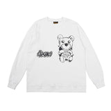Drew House Sweatshirts Unisex Cartoon Bear Crew Neck Sweater