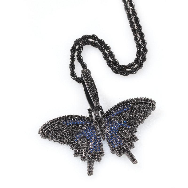 Jewelry HIPHOP Versatile Butterfly Necklace ins Animal Spectrum