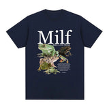 MILF Man I Love Frogs T Shirt Funny Frog Amphibian Lovers