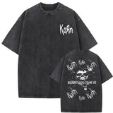 Washed Vintage Rock Band Korn Falling Away From Me