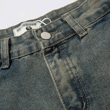 Men Jeans ripped hollow personality loose