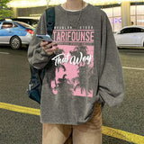 Men T Shirt Distressed Heavy Loose Casual