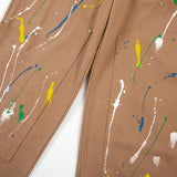 Men Jeans Paint-Splashing Style Graffiti Printed Loose Trendy Design