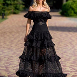 Bohemian Dress Lace Temperament Fairy Skirt