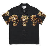 GUILTYPARTIES TIGER Shirts Skull Hawaiian Short Sleeves