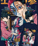 T-shirt For Anime Kimetsu no Yaiba Akaza Demonio Poderoso