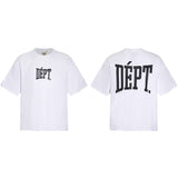 Gallery Dept T-Shirt Micro Label Letter Print Short Sleeve T-Shirt