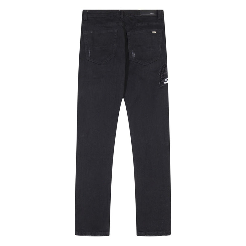 Amiri Jeans Slim Fit Stretch Ripped Jeans