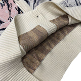 Kapital Sweater Vintage Jacquard Tiger Totem Knitted V-neck Japanese Sweaters Cardigan Jacket