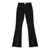 Women Jeans Hot Girl Slim Fit Stretch Split Bell-Bottom Pants